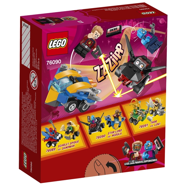 76090 LEGO Micros: Star-Lord vastaan Nebula (Kuva 2 tuotteesta 3)