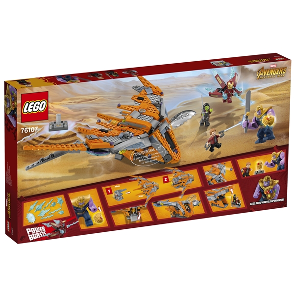76107 LEGO Super Thanos: suuri taistelu (Kuva 2 tuotteesta 3)