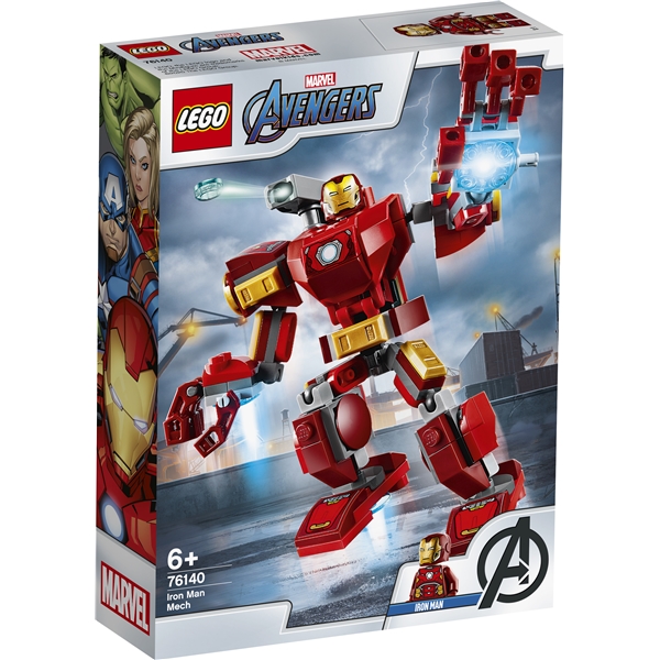76140 LEGO Super Heroes Iron Man -robotti (Kuva 1 tuotteesta 3)