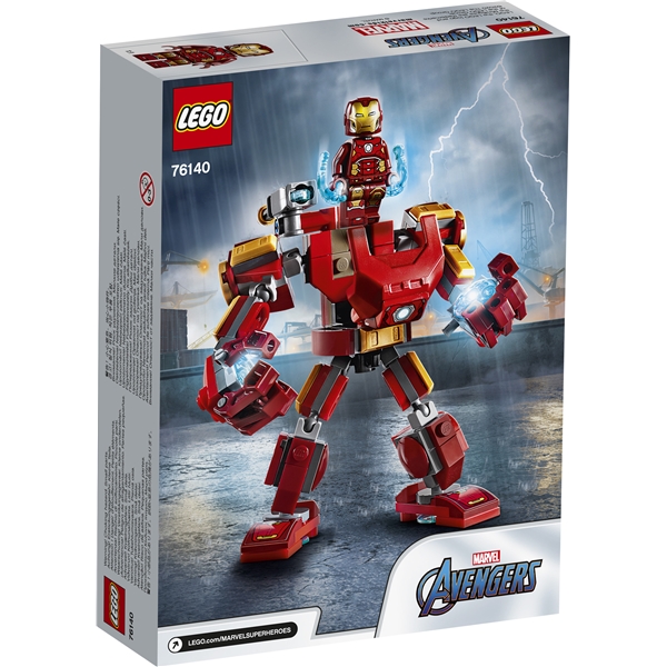 76140 LEGO Super Heroes Iron Man -robotti (Kuva 2 tuotteesta 3)