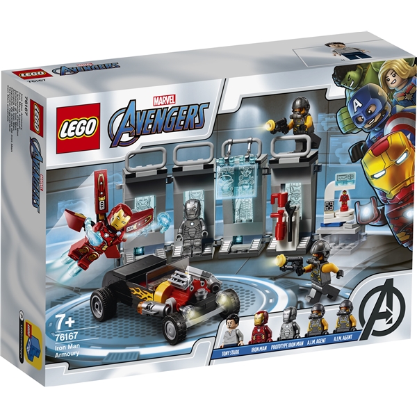 76167 LEGO Super Heroes Iron Manin asevarasto (Kuva 1 tuotteesta 3)