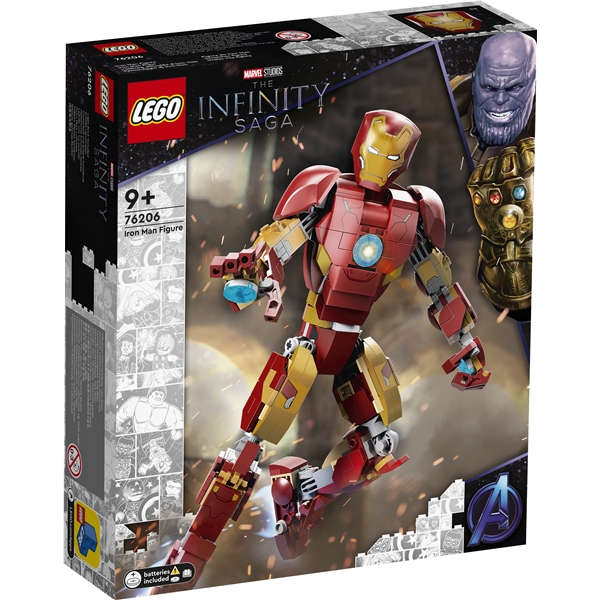 76206 LEGO Super Heroes Iron Man-Hahmo (Kuva 1 tuotteesta 6)