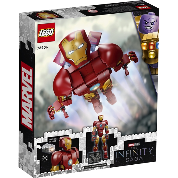 76206 LEGO Super Heroes Iron Man-Hahmo (Kuva 2 tuotteesta 6)