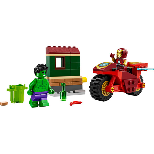 76287 LEGO Iron Man moottoripyörällä ja Hulk (Kuva 3 tuotteesta 6)
