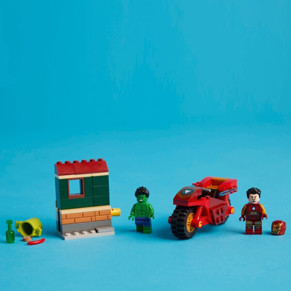 76287 LEGO Iron Man moottoripyörällä ja Hulk (Kuva 6 tuotteesta 6)