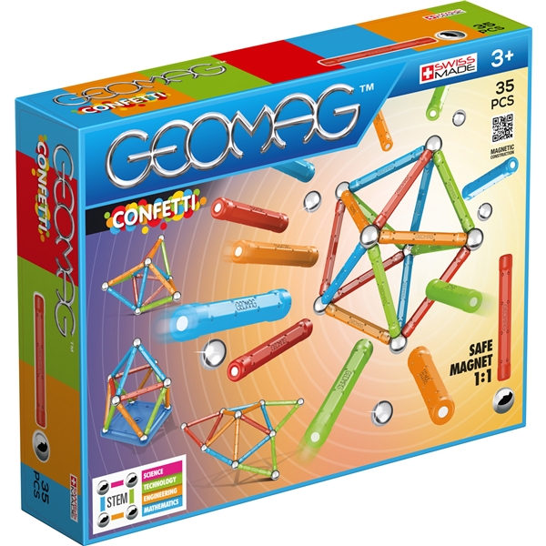 Geomag Confetti 35 osaa (Kuva 1 tuotteesta 2)