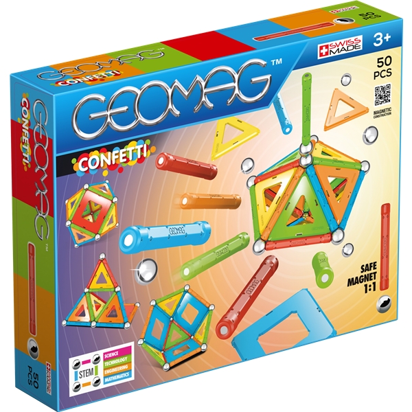 Geomag Confetti 50 osaa (Kuva 1 tuotteesta 3)