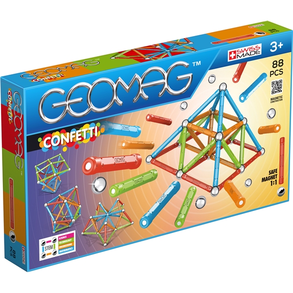 Geomag Confetti 88 osaa (Kuva 1 tuotteesta 2)