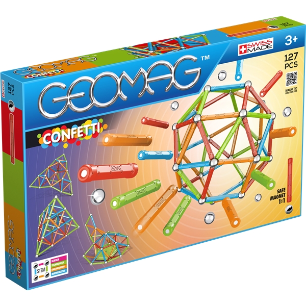 Geomag Confetti 127 osaa (Kuva 1 tuotteesta 6)