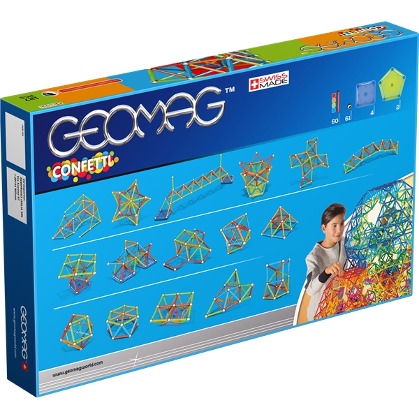 Geomag Confetti 127 osaa (Kuva 2 tuotteesta 6)