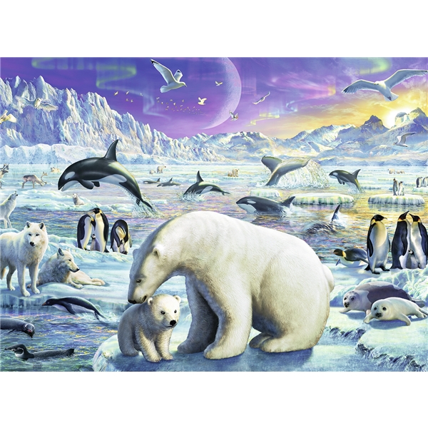 Palapeli XXL 300 Palaa Polar Animals Gathering (Kuva 2 tuotteesta 2)