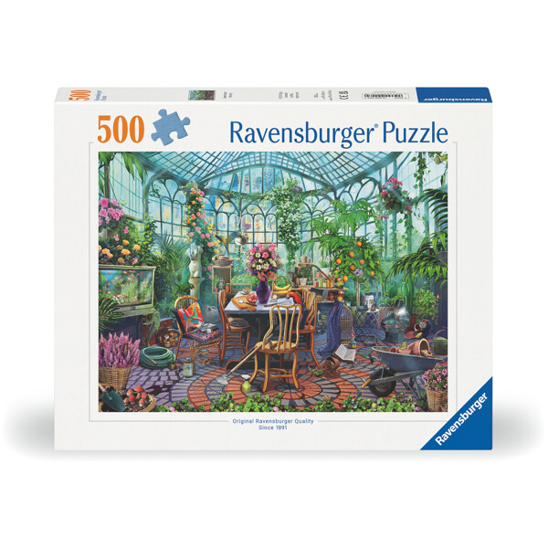 Palapeli 500 Palaa Greenhouse Mornings, Ravensburger