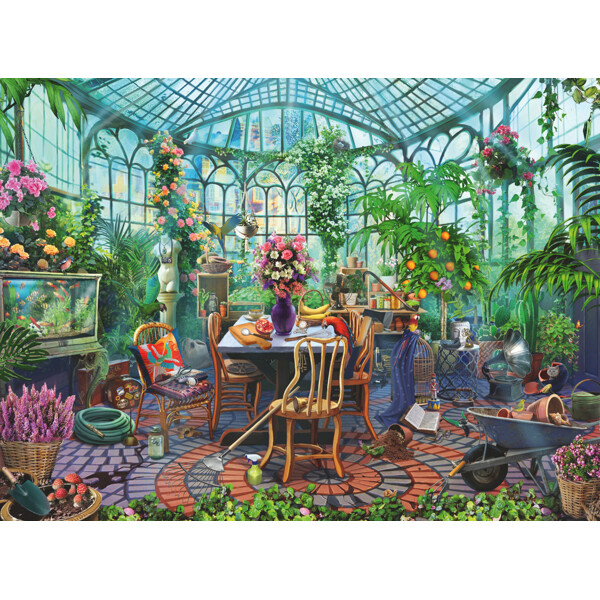 Palapeli 500 Palaa Greenhouse Mornings (Kuva 2 tuotteesta 4)