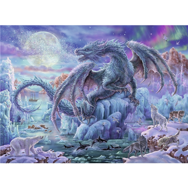 Palapeli 500 Palaa Mysterious Dragons (Kuva 2 tuotteesta 2)