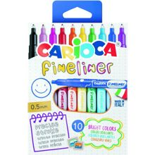 Carioca Fineliner 10-packus