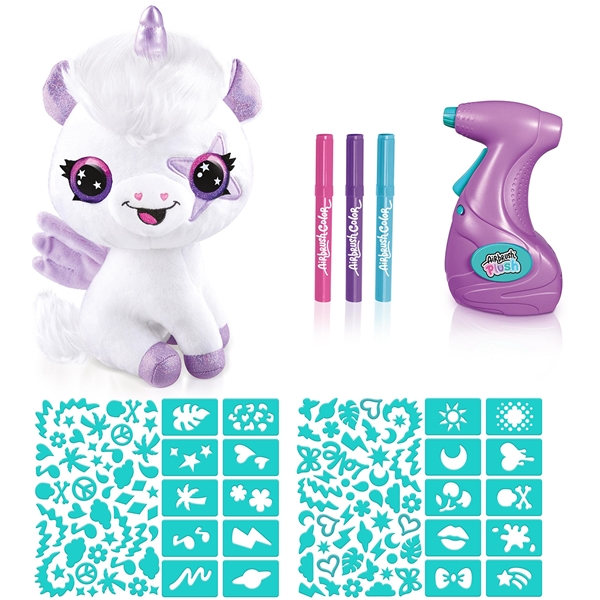 Airbrush Plush Glow in the Dark Unicorn (Kuva 2 tuotteesta 6)