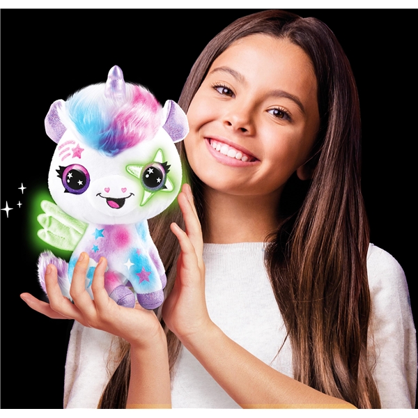 Airbrush Plush Glow in the Dark Unicorn (Kuva 4 tuotteesta 6)