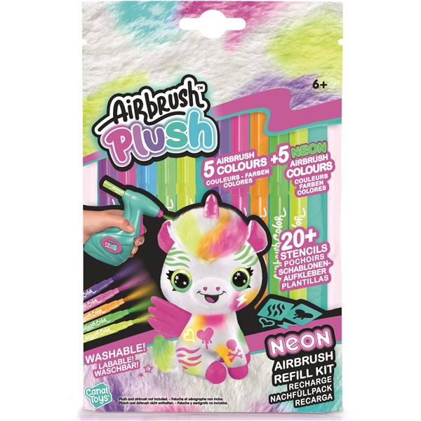 Airbrush Plush Refill Neon Kit x 10 marks (Kuva 1 tuotteesta 3)