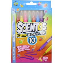Scentos Brush Tip -kynät, 10 kpl