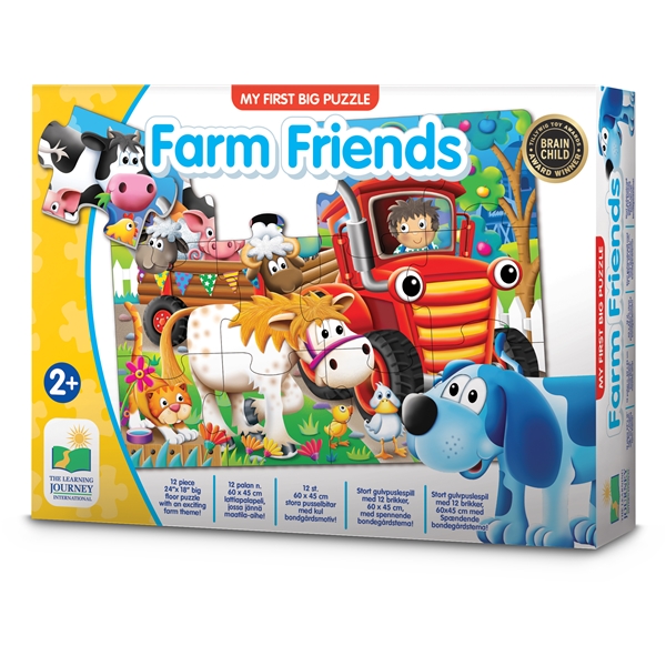 My First Big Floor Puzzle Farm Friends (Kuva 1 tuotteesta 2)