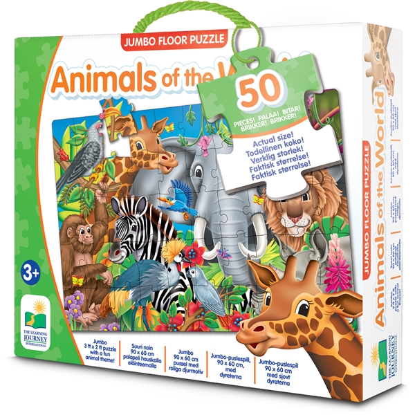 Floor Puzzles Animals of the World (Kuva 1 tuotteesta 2)