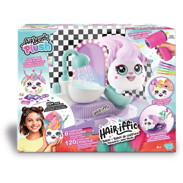 Airbrush Plush Hair-iffic Hiustyylisalonki (Kuva 1 tuotteesta 6)
