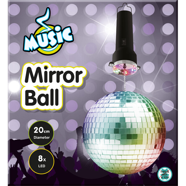 Music Mirror Ball 20 cm (Kuva 2 tuotteesta 2)