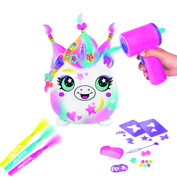 Airbrush Plush Hair'iffic Squish Pal-Princess (Kuva 3 tuotteesta 5)