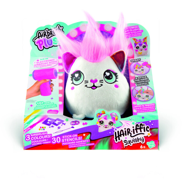 Airbrush Plush Hair'iffic Squish Pal-Precious (Kuva 1 tuotteesta 5)
