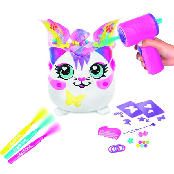 Airbrush Plush Hair'iffic Squish Pal-Precious (Kuva 3 tuotteesta 5)