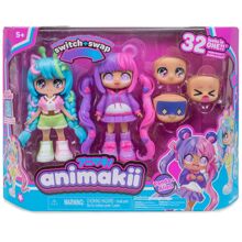 Animakii-nukkesetti Panda/Alien Kitty