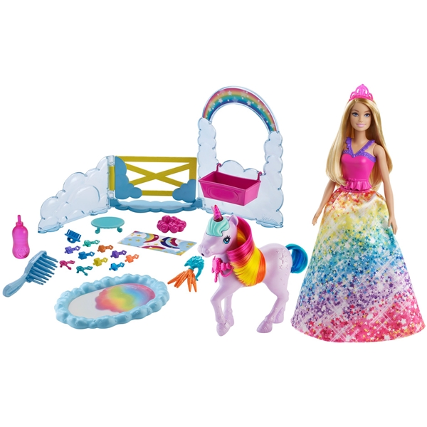 Barbie Rainbow Potty Unicorn Playset (Kuva 1 tuotteesta 5)