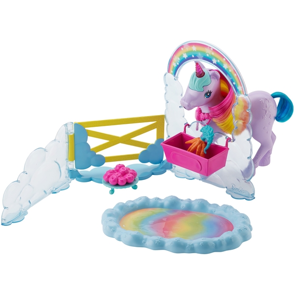 Barbie Rainbow Potty Unicorn Playset (Kuva 2 tuotteesta 5)