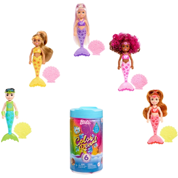 Barbie Color Reveal Chelsea Rainbow Mermaid (Kuva 1 tuotteesta 6)