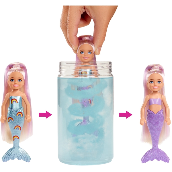 Barbie Color Reveal Chelsea Rainbow Mermaid (Kuva 3 tuotteesta 6)