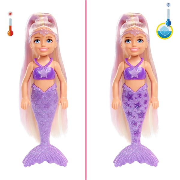 Barbie Color Reveal Chelsea Rainbow Mermaid (Kuva 4 tuotteesta 6)