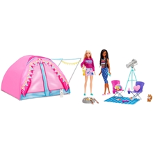 Barbie Camping Teltta + Nuket