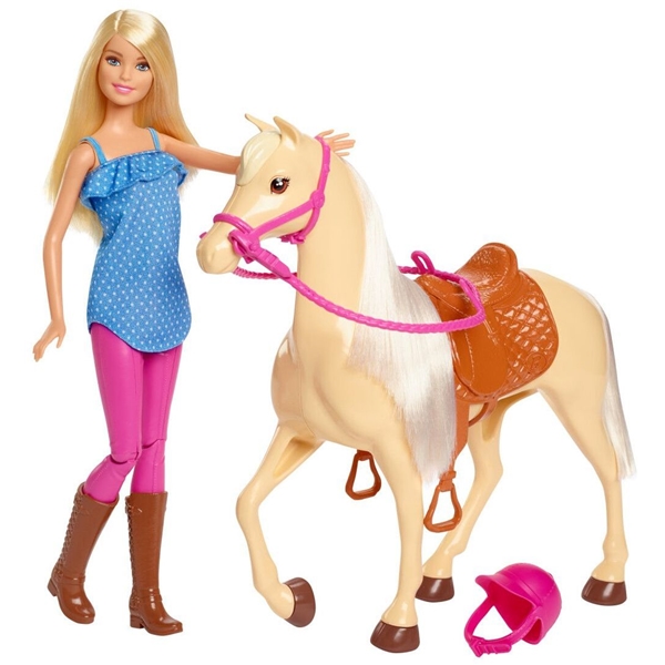 Barbie Doll and Horse (Blonde)