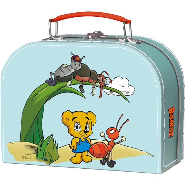 Bamse Kartonkilaukku Turkoosi 25 cm (Kuva 2 tuotteesta 3)