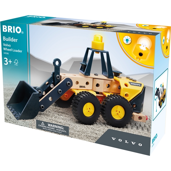 BRIO 34598 Builder Volvo Wheel Loader (Kuva 6 tuotteesta 8)