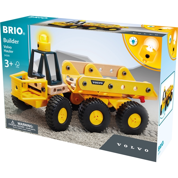 BRIO 34599 Builder Volvo Hauler (Kuva 7 tuotteesta 9)