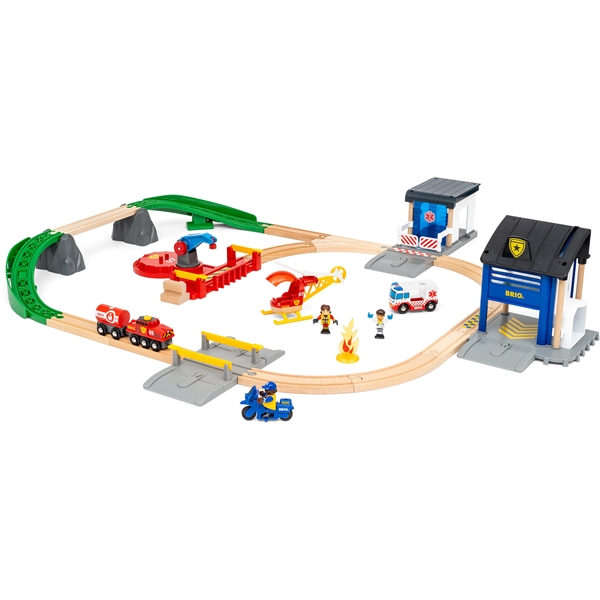 BRIO 36025 Rescue Team Train Set (Kuva 1 tuotteesta 9)