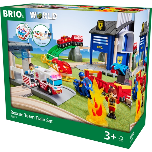 BRIO 36025 Rescue Team Train Set (Kuva 9 tuotteesta 9)