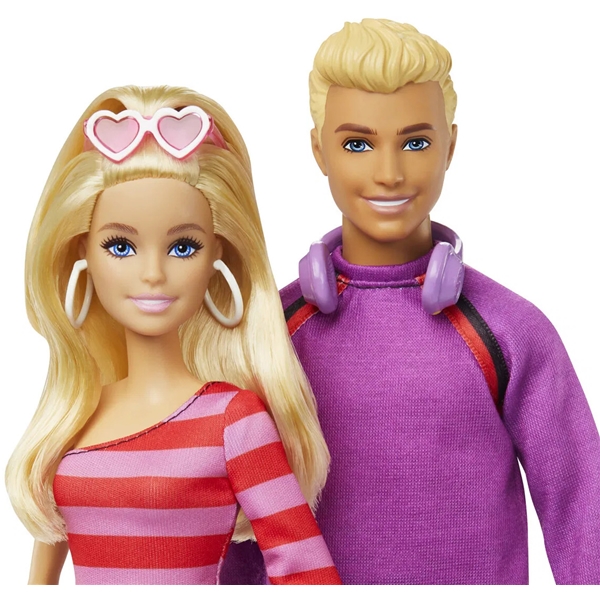 Barbie Fashionista 65. Barbie & Ken 2-paketti (Kuva 3 tuotteesta 6)