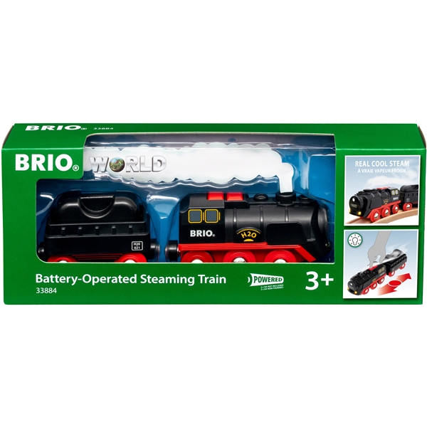 BRIO 33884 paristokäyttöinen Juna Höyryllä (Kuva 4 tuotteesta 5)