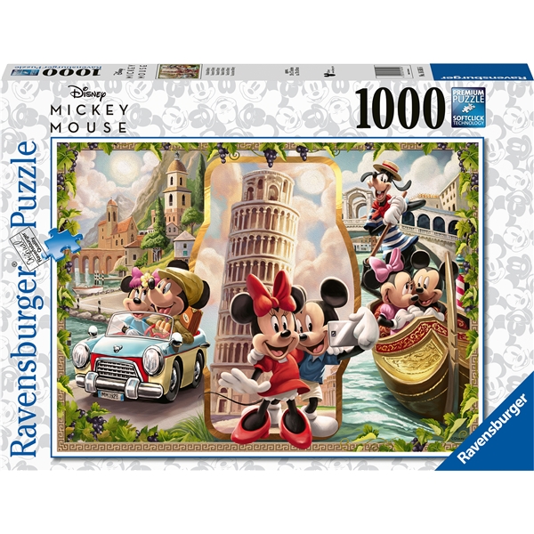 Palapeli 1000 Palaa Vacation Mickey & Minnie (Kuva 1 tuotteesta 2)