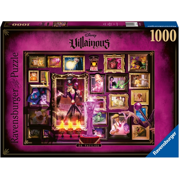 Palapeli 1000 Palaa Villainous: Dr. Facilier (Kuva 1 tuotteesta 2)