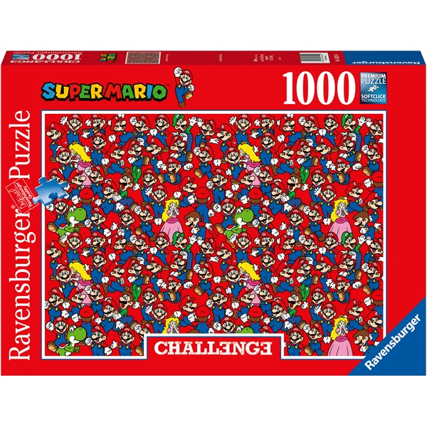 Palapeli 1000 Palaa Super Mario Bros Challenge, Ravensburger