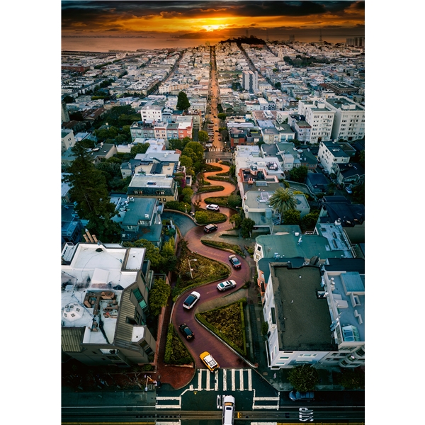 Palapeli 1000 Palaa San Francisco Lombard Street (Kuva 2 tuotteesta 2)