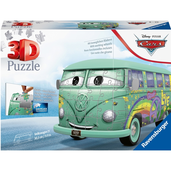 Palapeli 3D 162 palaa Volkswagen T1 Cars Fillmor (Kuva 1 tuotteesta 2)